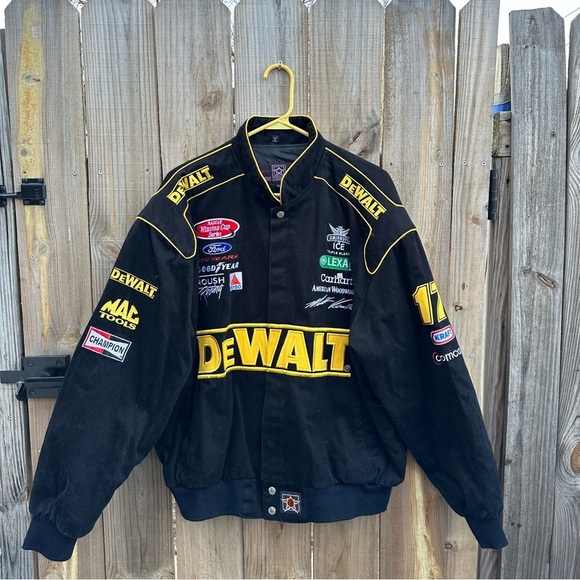 MATT KENSETH DEWALT NASCAR JACKET SIZE XL JH DESIGN - Picture 1 of 13